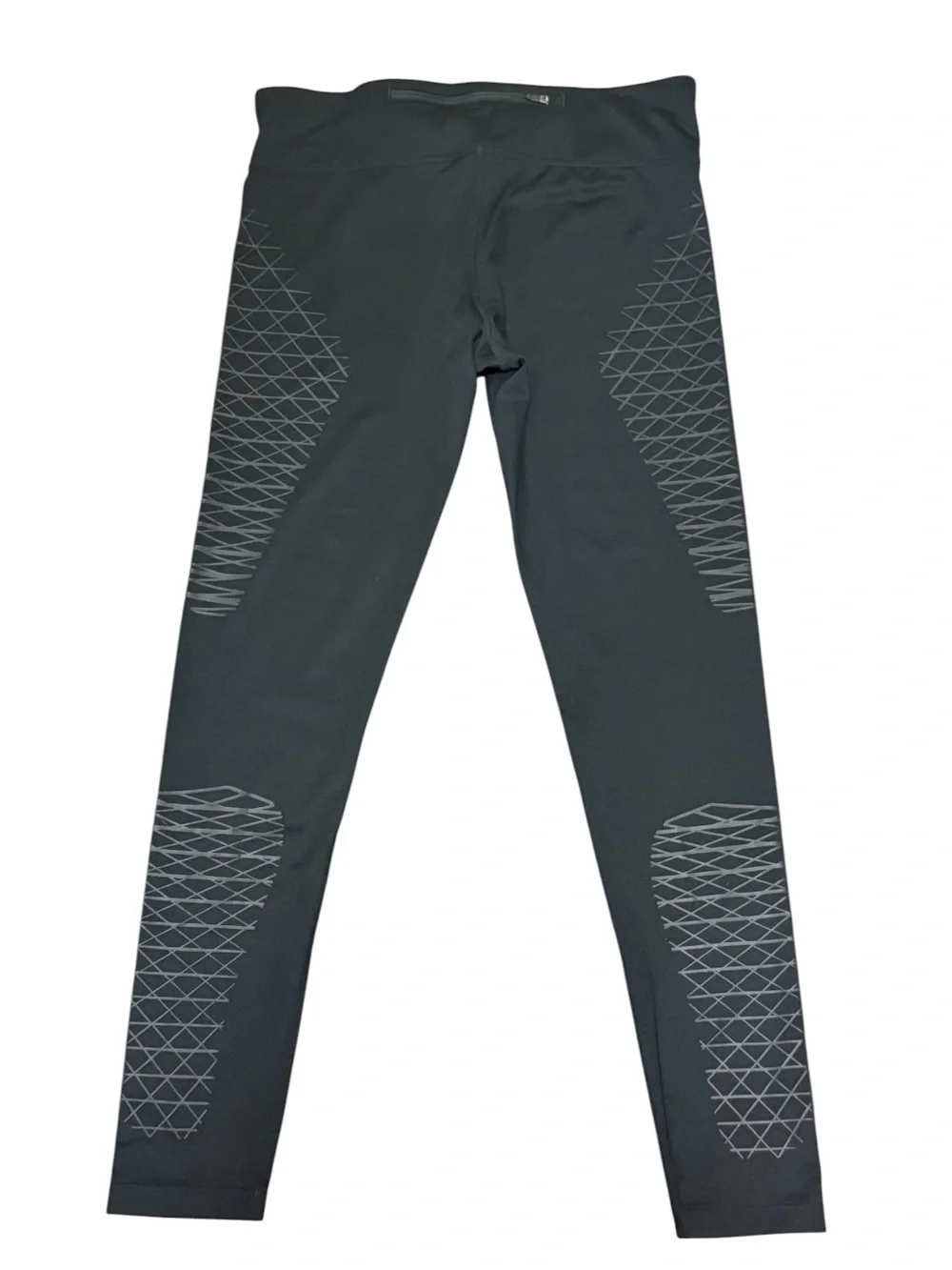 Nike Women’s Large Dri-FIT Black Reflective Running Leggings
